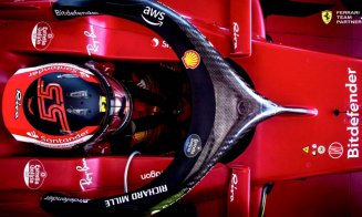 Începând de duminică, din Singapore, căștile echipei Ferrari vor purta logo-ul unei companii românești